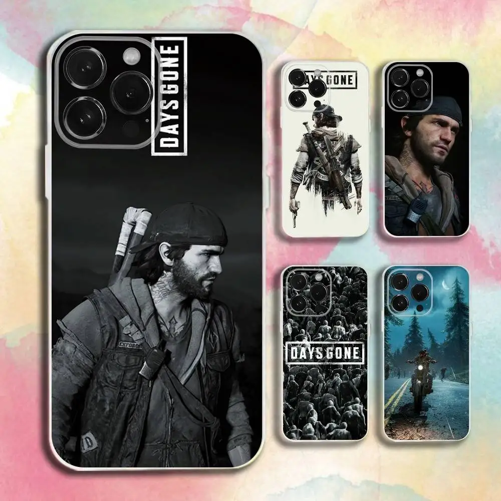 

Game D-Days G-Gone Phone Case For iPhone 16,15,14,13,12,11 Plus,Pro,Max,XR,XS,Plus,E,SE4,Mini Transparent Cover