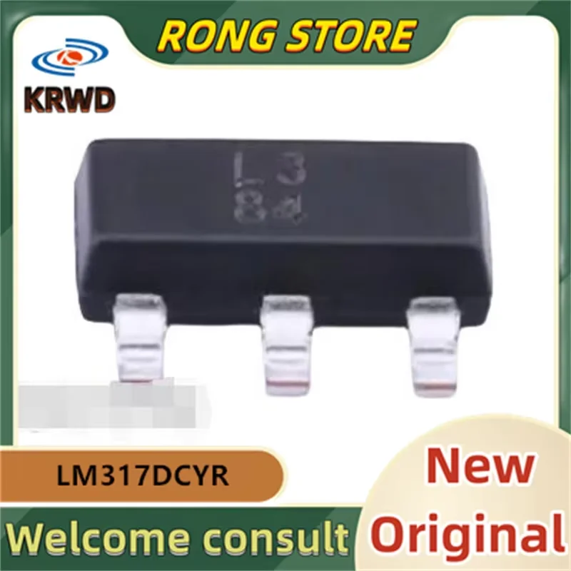 50 قطعة L3 جديدة ومبتكرة رقاقة IC SOT223 LM317DCYR LM317DCY LM317DC LM317D LM317