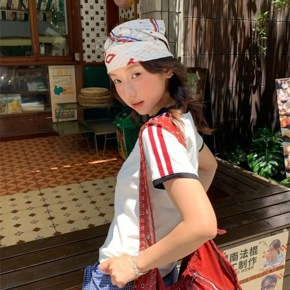 모자 Y2K 레오파드 프린트 헤어 스카프 매운 소녀 터번 스타 헤어 밴드 레트로 힙합 펑크 두건 streetwear