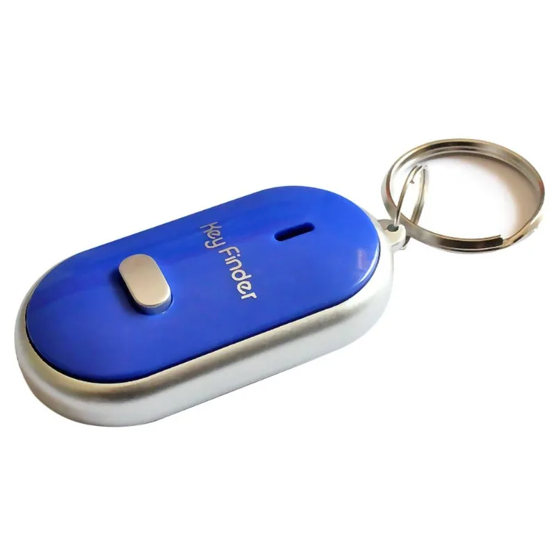 Mini Anti-lost Whistle Key Finder Flashing Beeping Remote Kids Key Bag Wallet Locators