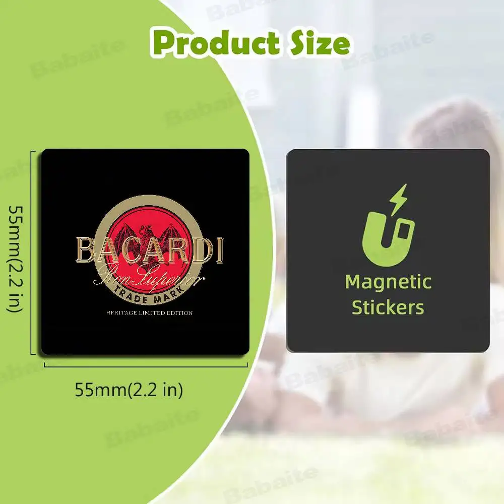 B-Bacardi Personalized magnet Cartoon character magnet Creative refrigerator Decoration Fans Collection Gifts