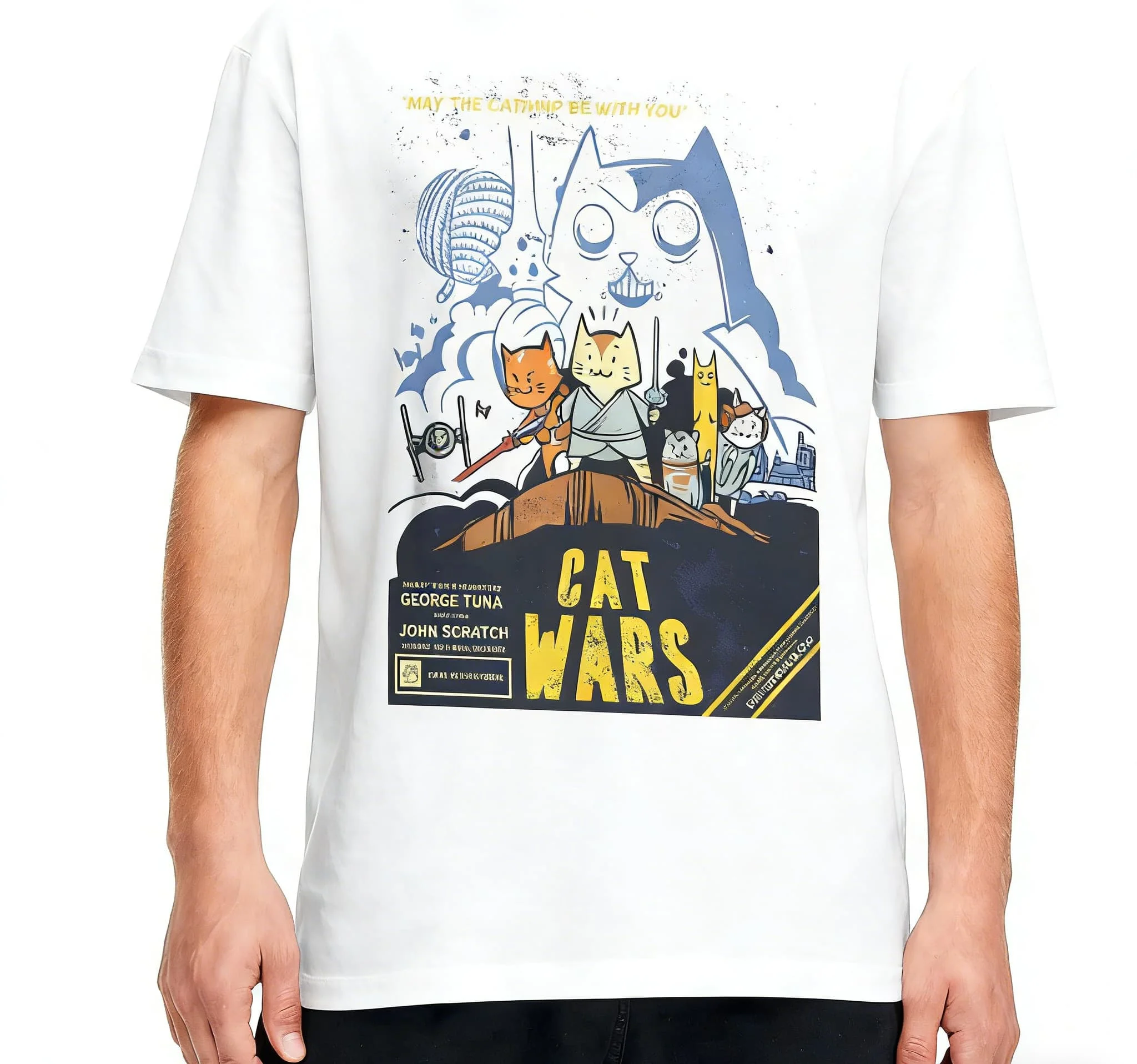 camisetas-star-cat-wars-meow-wars-engracadas-para-gatos-camiseta-vintage-feminina-e-masculina-camisetas-infantis-de-manga-curta-adulto-crianca-pais-e-filhos