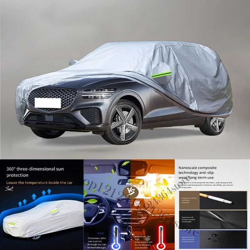 

For Genesis GV70 Auto Anti snow Anti dust Anti-uv Anti peeling paint And Anti Rainwater 210t car cover Car cover protection