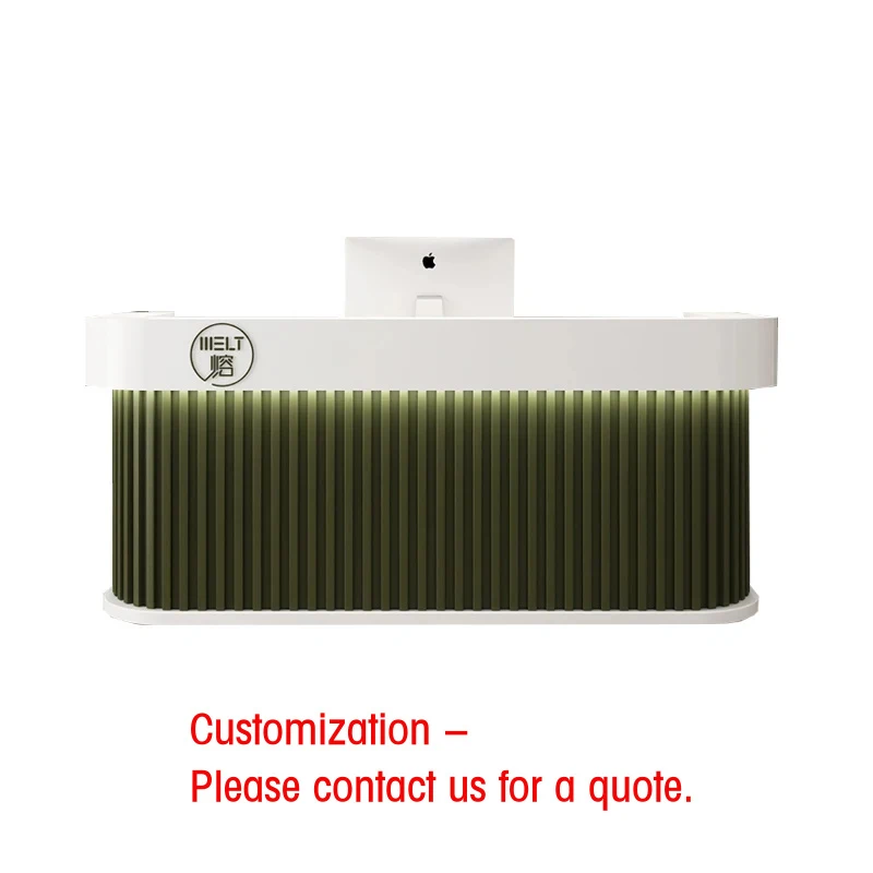 custom.Guangdong Modern Nail Salon Reception Desk Spa Cashier Table Luxury Checkout Counters Retail