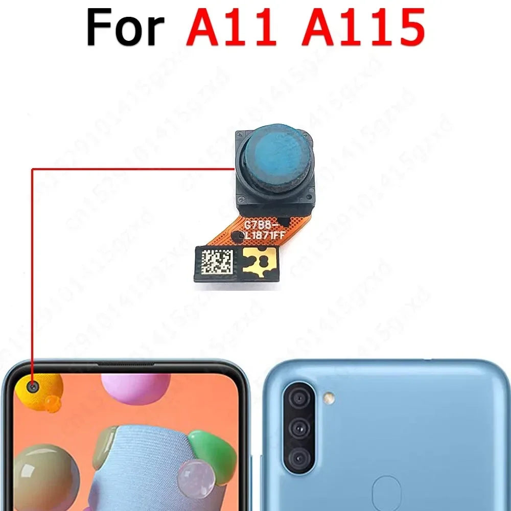Selfie Camera For Samsung Galaxy A21 A21s A31 A41 A51 A71 5G A01 A11 Front Camera Module Frontal Facing Flex Spare Parts