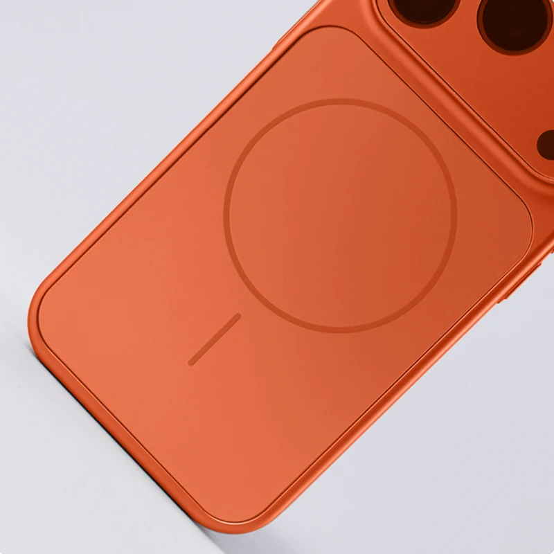 ترقية جديدة الاكريليك الصلب واقية من الانفجار جراب هاتف آيفون 17 16 15 14 13 برو ماكس المغناطيسي شحن لاسلكي غطاء وقائي