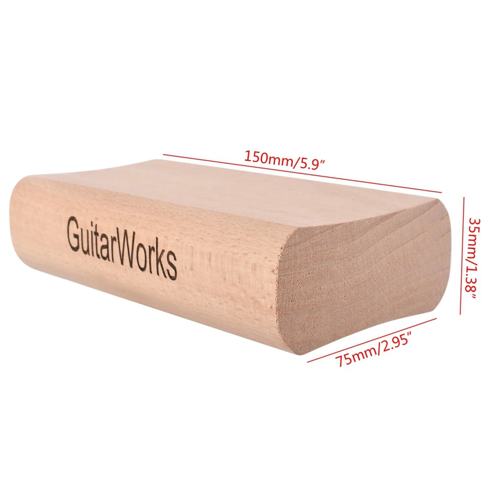 Wood Guitar Radius Sanding Block for Guitar Bass Fret Leveling Fingerboard Luthier Tool Guitar Accessories,7.25-9.5