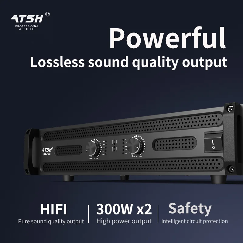 ATS-H 2.0 Premium Home Karaoke Sound System Complete Set (With Touchscreen Song Player, Amplifier, Subwoofer & Audio Processor)