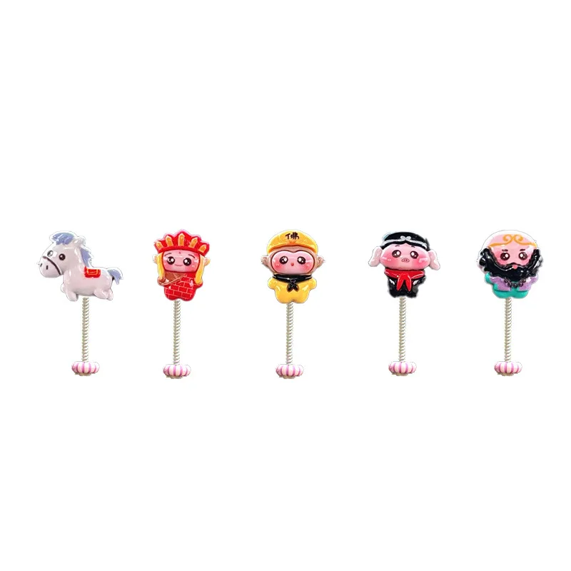Car Bobblehead Ornament Accessories Cartoon Cute Journey To The West Figure Car Interior Decor Accessories Creative Decoration image 5
