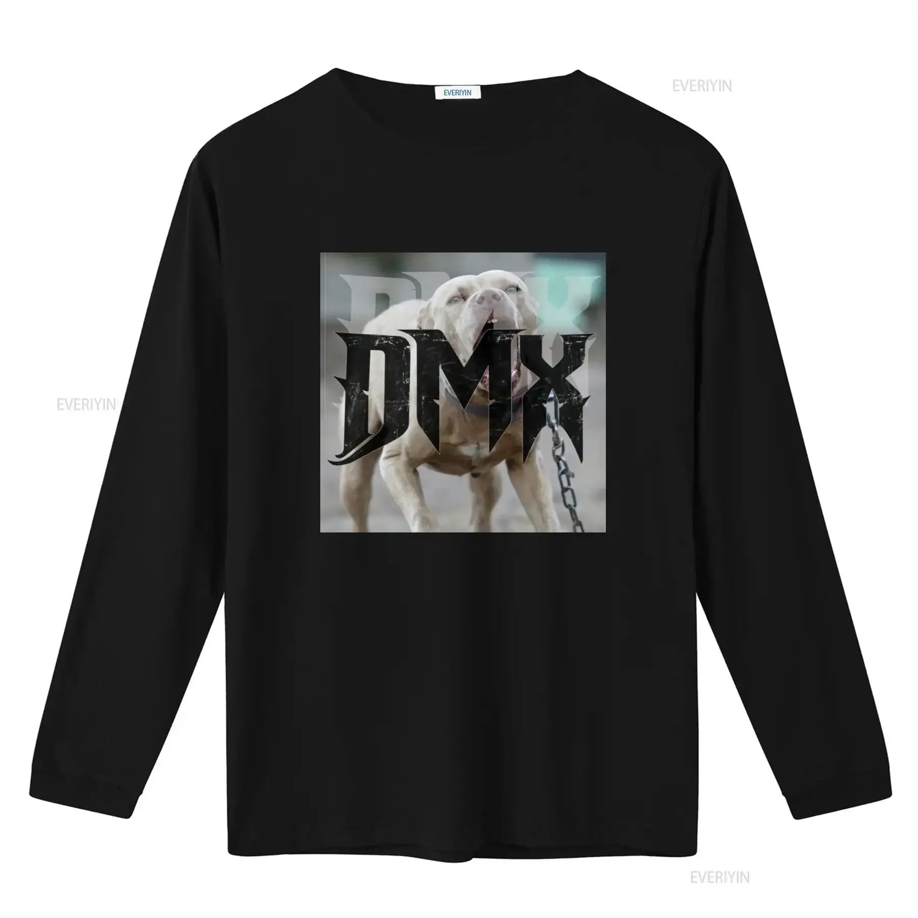 DMX Logo Dog Print T shirt Ruff Ryders Style Bloodline Design Trendy for Fashion Lovers vintage Washed Top For Everyday Wear