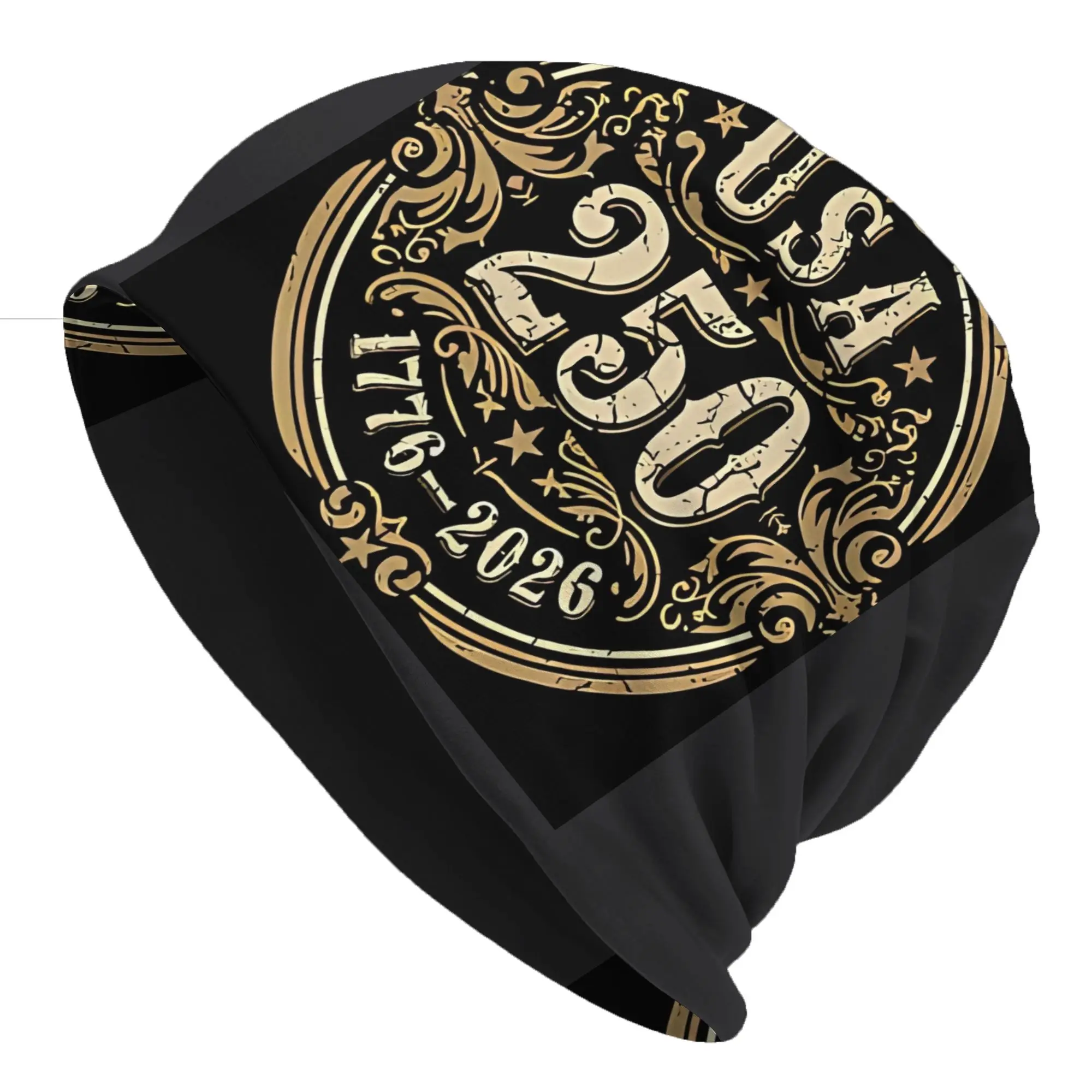 Bonnet Hats 250 Years America Men Women's Thin Hat 1776–2026 Warm Cap Street Skullies Beanies Caps