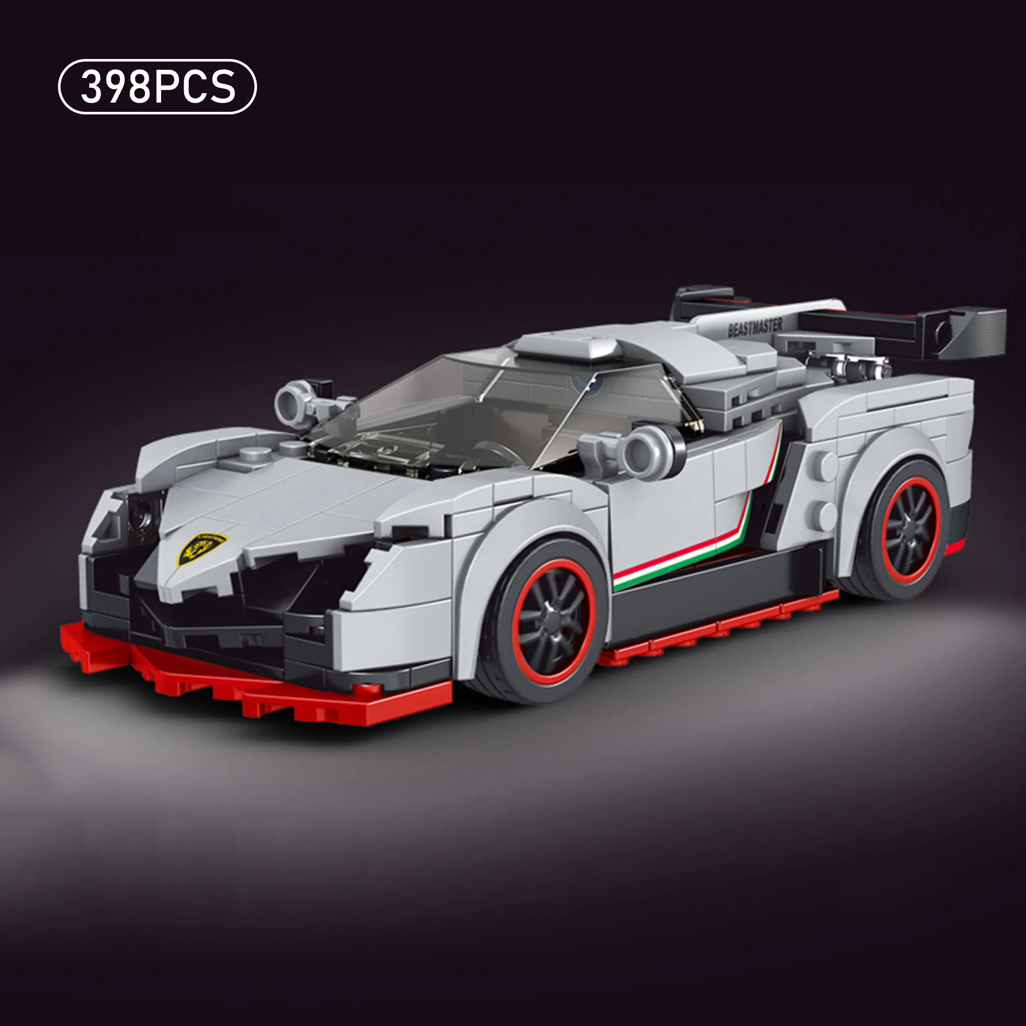 

Строительные блоки суперкара MOC, сборная модель, обучающая игрушка-головоломка для мальчиков, детский подарок на день рождения, коллекция автомобилей