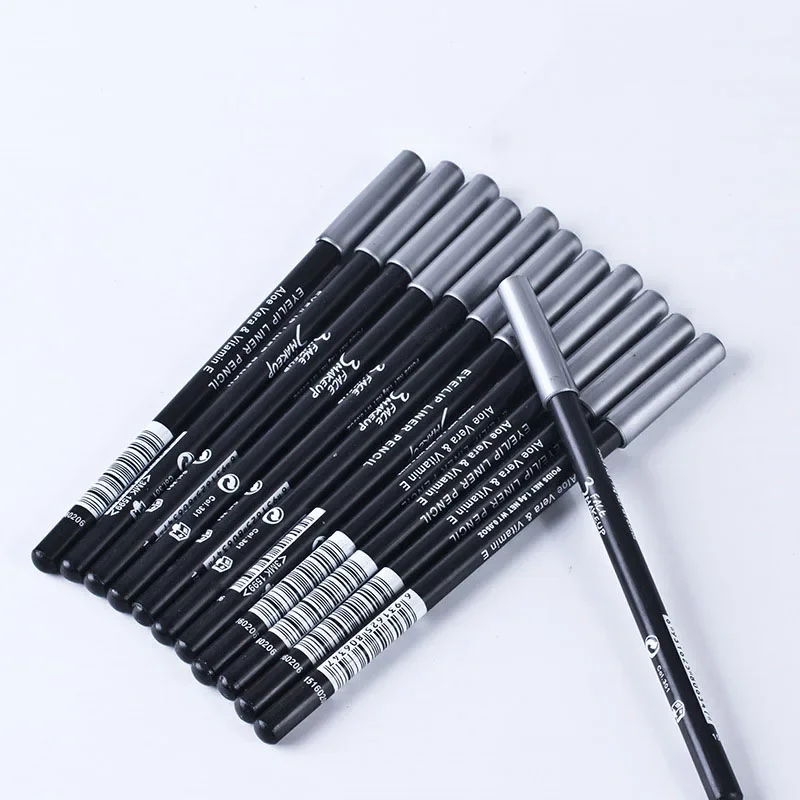 Black Eyeliner Pencil Professional Makeup Brown Matte Eyebrow Pencil Waterproof Lasting Smooth Pen Beauty Tool Accessories