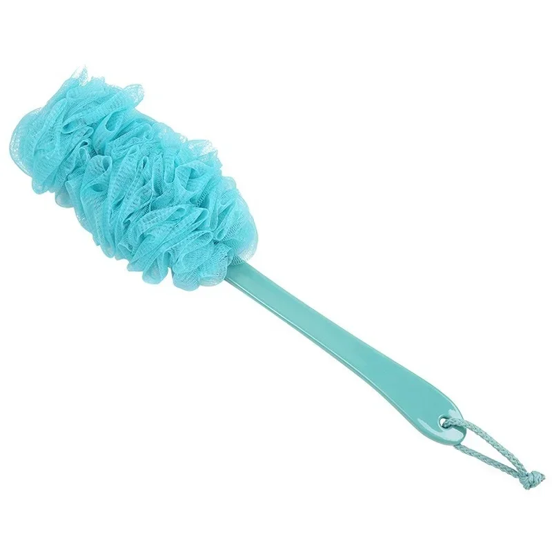 Éponge à récurer à long manche, brosse de douche, maille douce, dos, bain corporel, offre spéciale, nouvelle mode