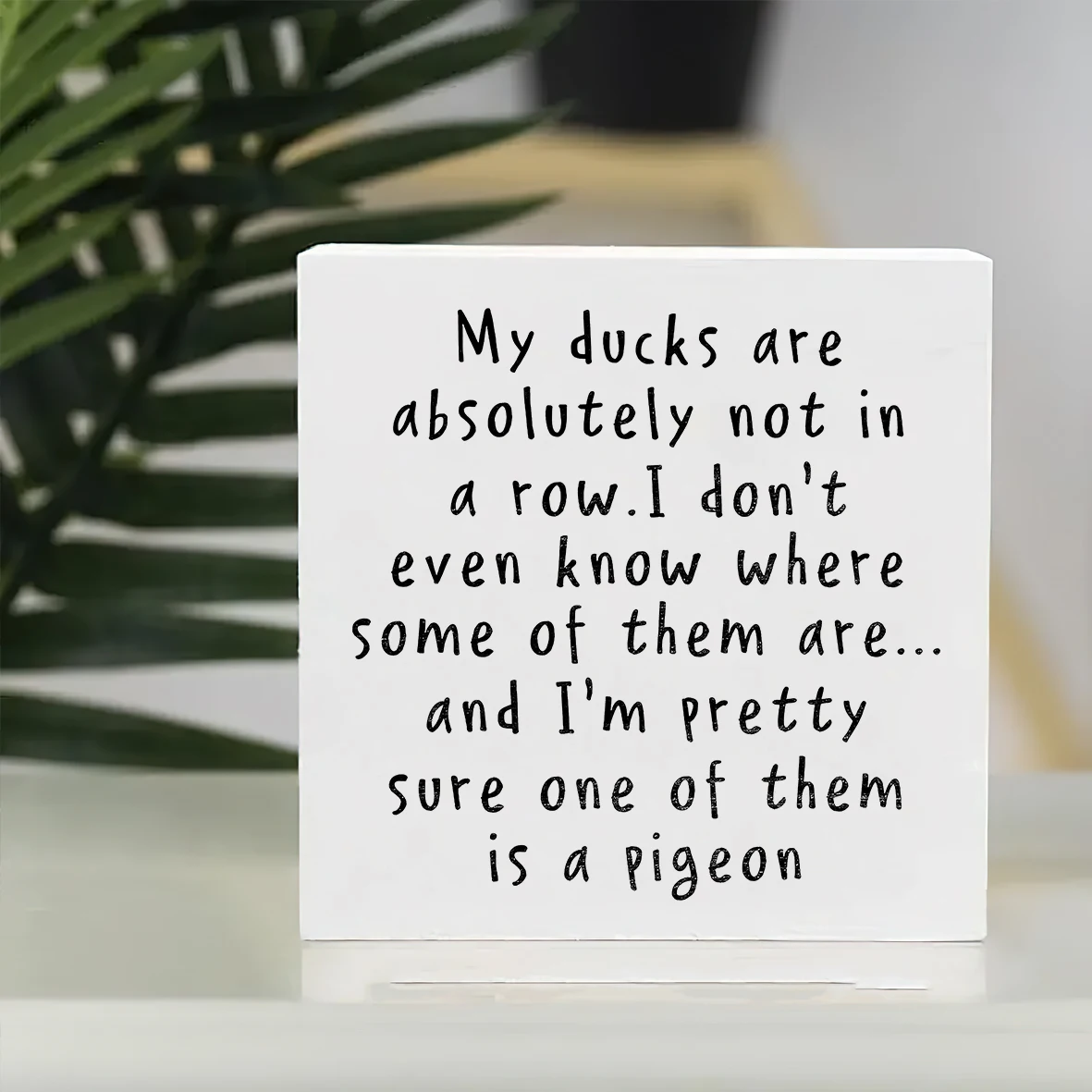 Artificial Wood Funny Office Sign - 