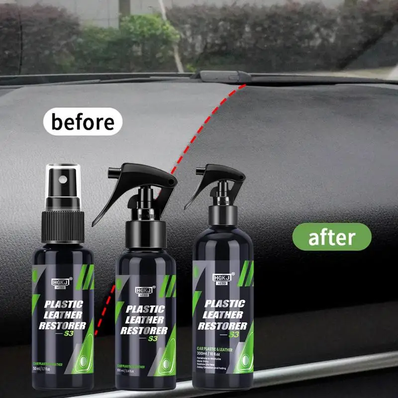 Plastic Restore Agent Easy To Use Long-Lasting Back To Black Gloss Shiny Leather Exterior Repair Refurbishment Paste For Auto