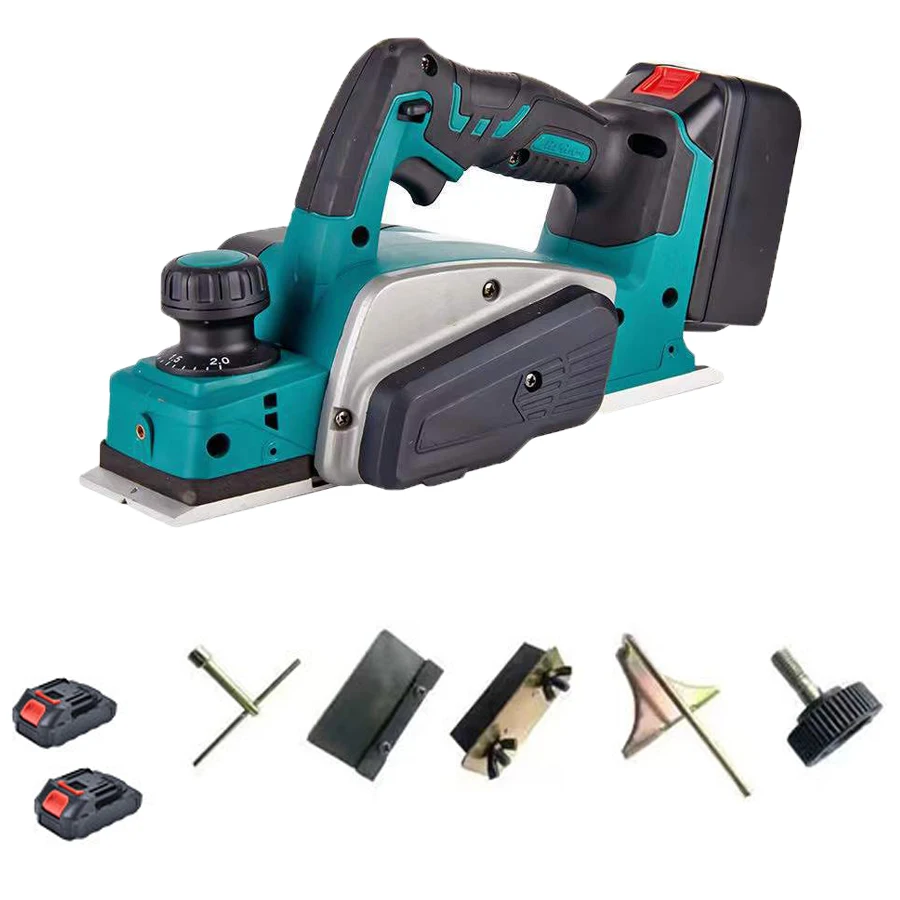 Lithium battery high-efficiency and powerful portable wood planer