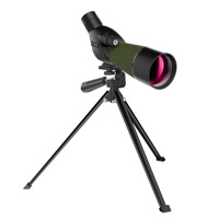 SUNCORE 25-75x60 Spotting Scope - High-Power Zoom Monocular with Phone Adapter & Tripod, Perfect for Bird Watching, Hunting
