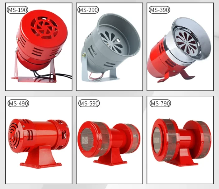 MS-790 180DB High Decibel Auto Air Raid Retro Siren for Truck Boat Yacht Trailer Emergency Alarm