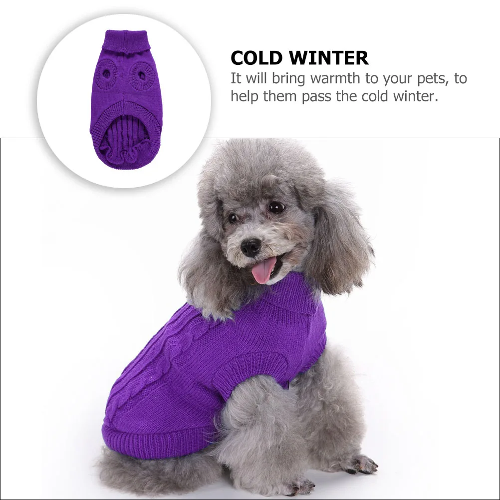 

Dog Sweater Fall Clothes for Small Dogs Pet Warm Aesthetic Puppies Party Funny Pet Clothing Christmas Costume Outfit