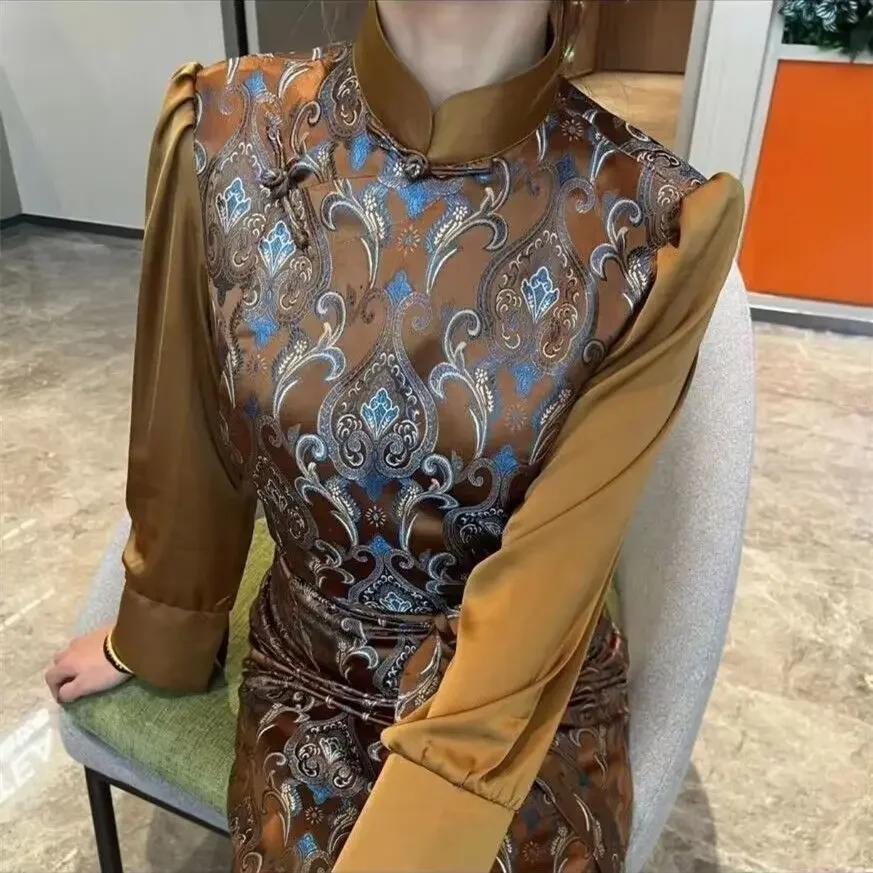 Nowa spódnica Bola na lato 2026, długa, tybetańska odzież, nowość