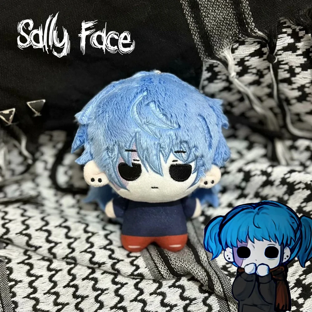 Juego Sally Face Sal Cosplay muñeca muñecos de peluche figura de algodón Plushie suave accesorios de Halloween