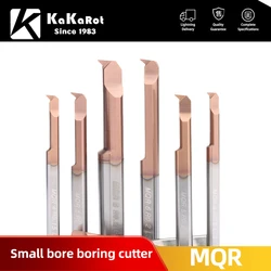 KaKarot MQR Boring Cutter for Boring Coated Carbide Mini Internal Lathe Turing Tool Copying Small Hole tungsten steel alloy