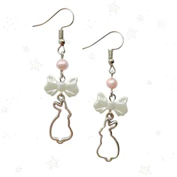 Pendientes de conejito Lolita Fairy Core