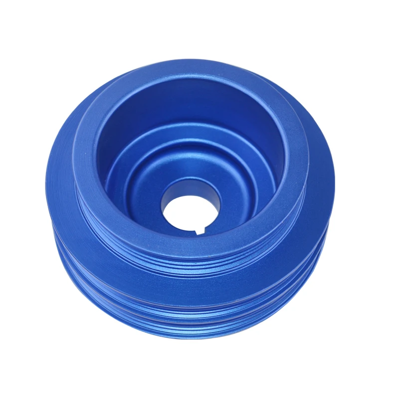 VR - Lightweight Crank Pulley For Honda B16 B18 Engine For Civic/Accord Blue VR6881B