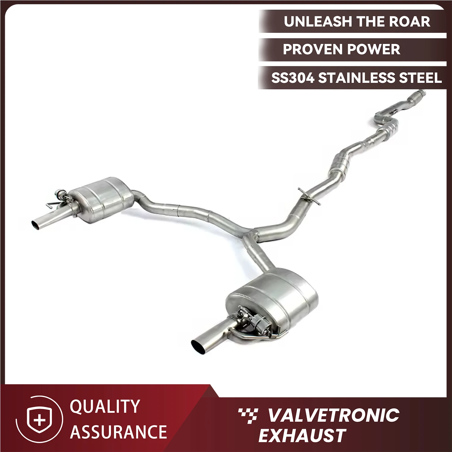 

ECCF SUS304 Stainless Steel Catback Performance Exhaust for Mercedes E200 E260 E300 W213 2.0T 2017-2022