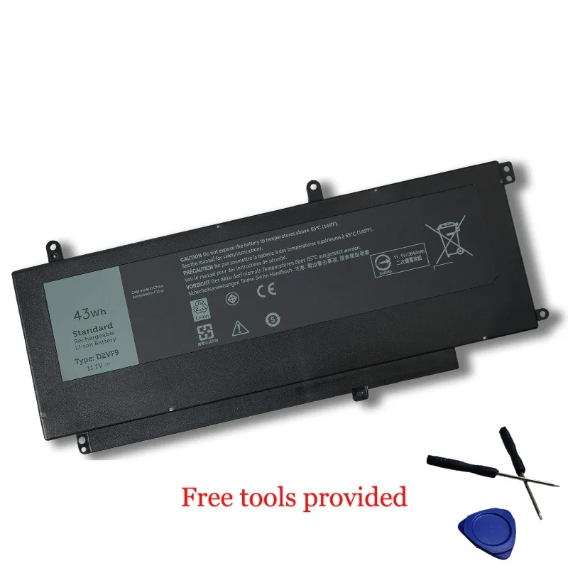 

D2VF9 Battery For Dell Inspiron 15 5000 7000 7547 7548 Vostro 5459 P41F 11.1V 43Wh PXR51