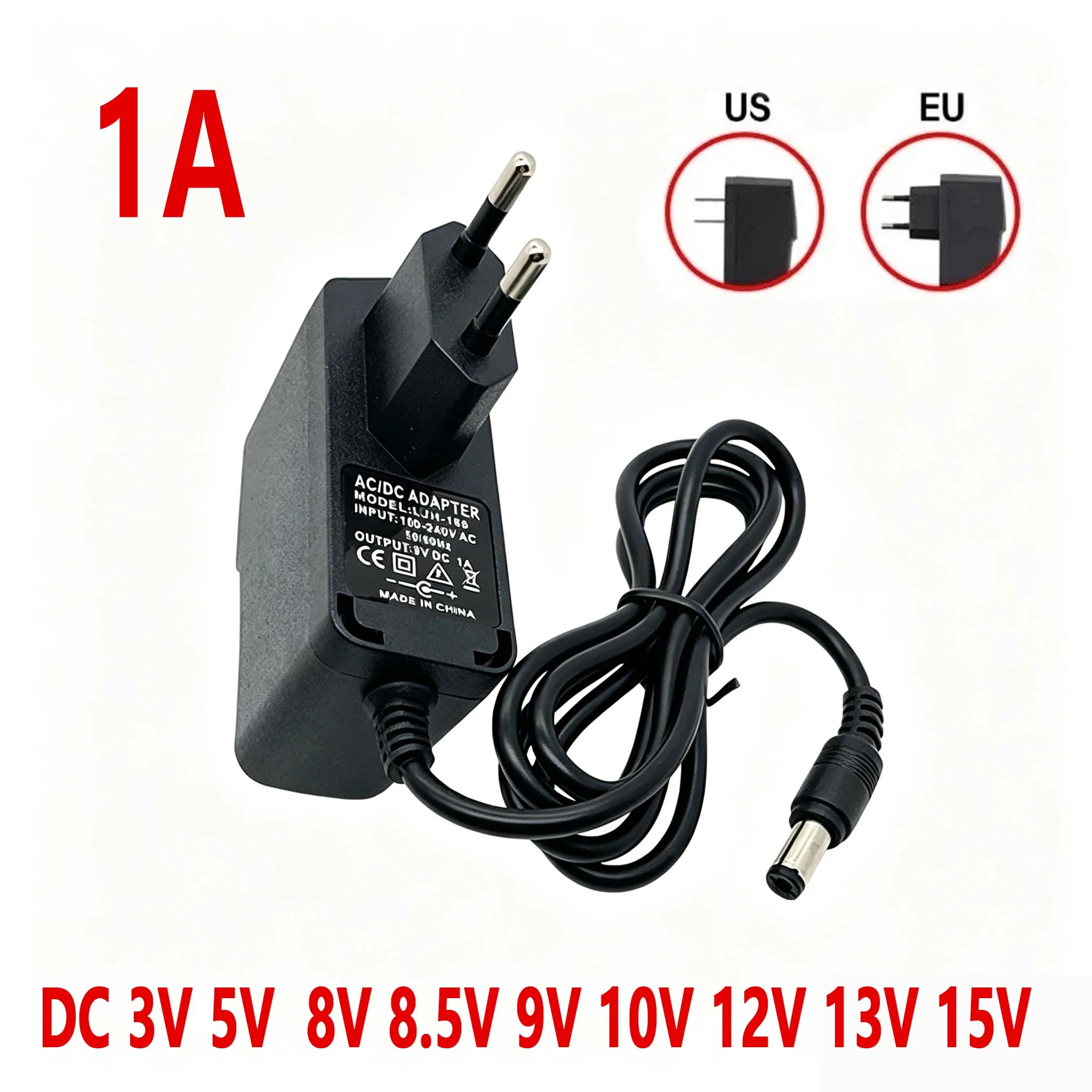 AC DC Power Supply Adapter 12V 24V 5V 6V Power Supply Switching Charger 110V 220V 7.5V 9V 10V 3V 13V 1A Converter For LED strips