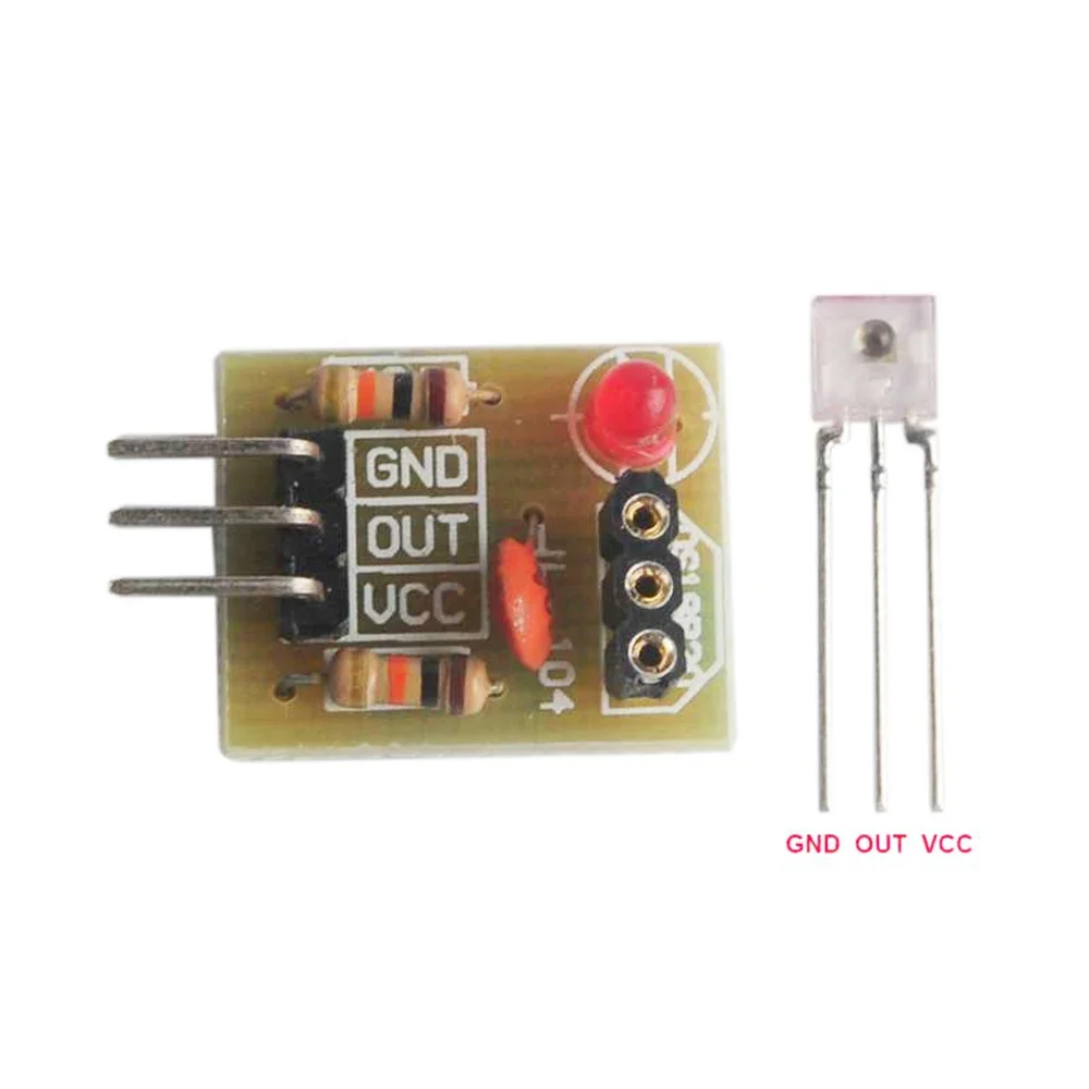 10PCS Laser Receiver Sensor Module Non-Modulator Tube Laser Sensor Module Relay Switch High Level Low Level for Arduino
