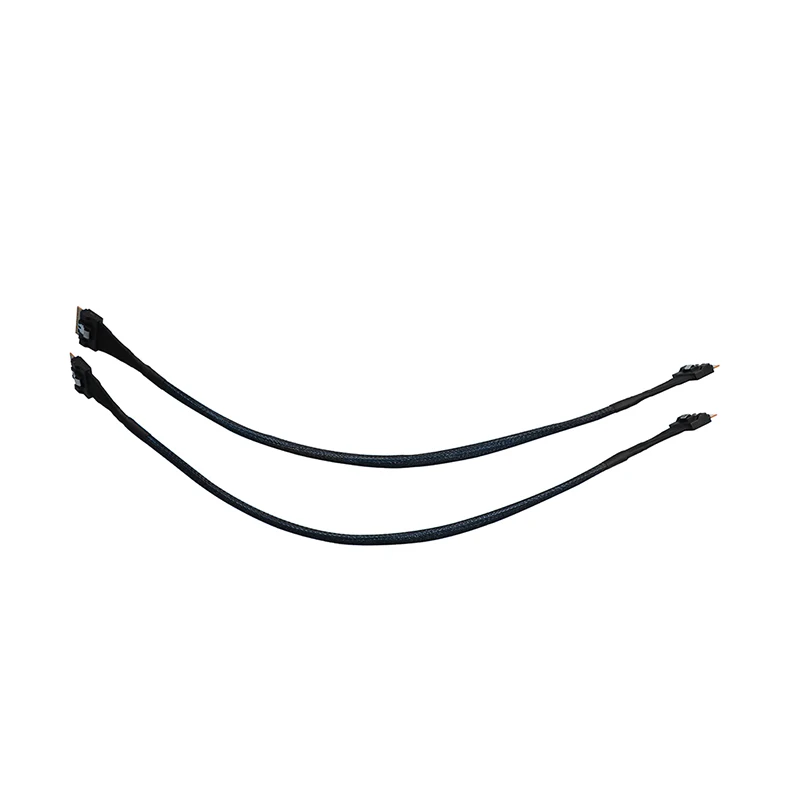 PCIE4.0x8 SFF8654 auf SFF8654 Stecker auf Stecker Datenkabel Slimsas 8X SFF8654 X8 GEN4 sas4.0 Versilbertes Kabel für GPU-Grafikkarte – Detail 8