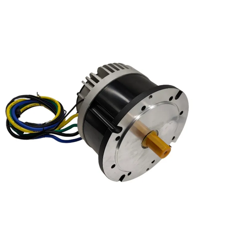 High torque and high power 5KW 1500r brushless servo DC motor for electric track leveling car