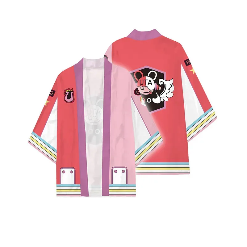 ss23Anime Uta Felpe con cerniera Uomo Moda Stampa T-shirt Cappotto Donna Casual Allentato Felpe con cappuccio Costumi unisex Halloween P