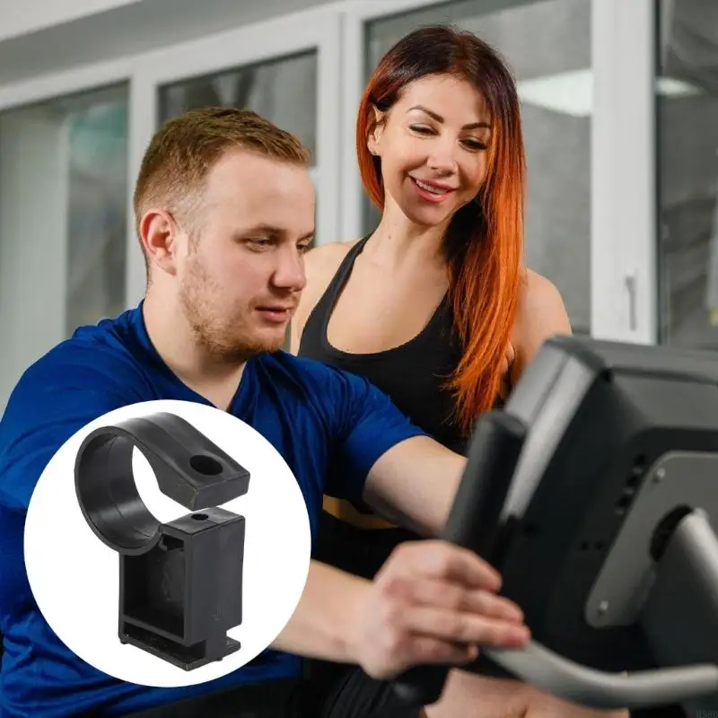 Ergonomic Exercise Bike Accessory Mount Holder For 22 To 25mm Tube with Plastic Construction Easy Setups For Home Gym