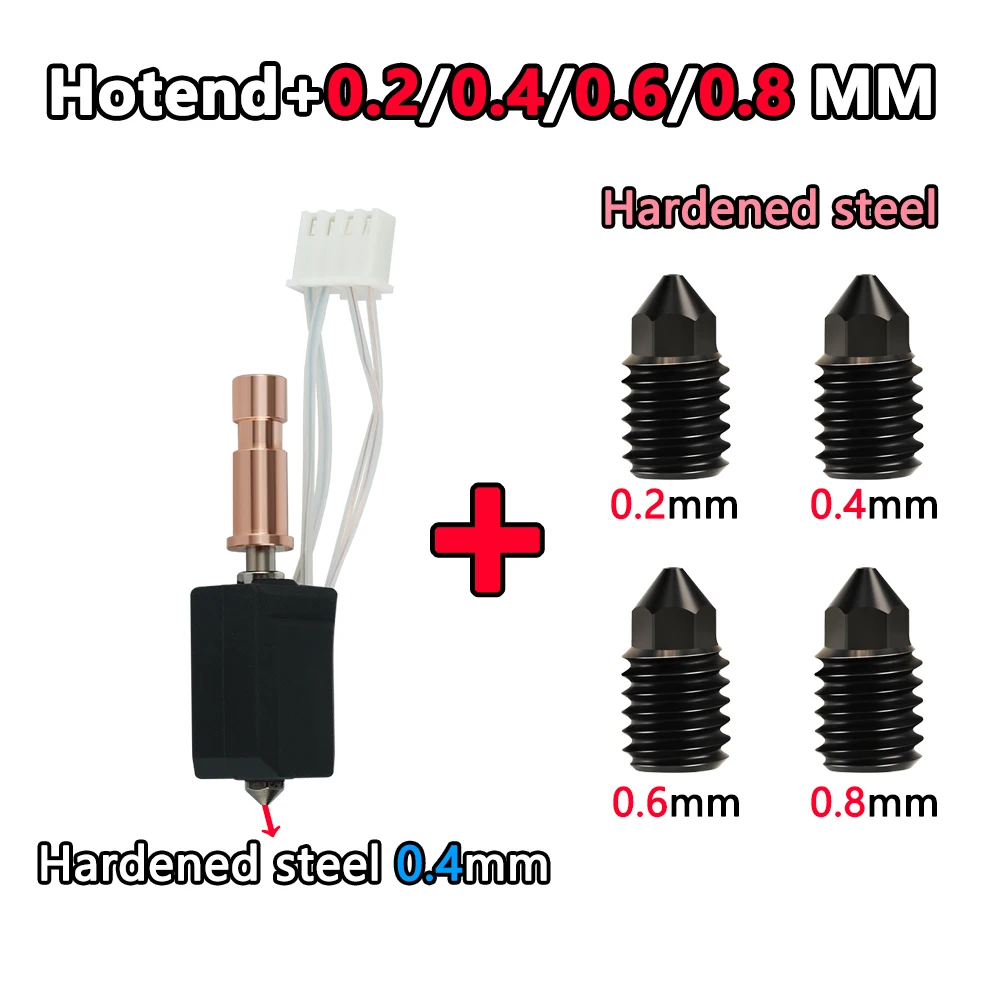 Für Anycubic Kobra S1 Hotend: Neues Upgrade-Keramik-Hotend für Kobra S1 Combo Head S1C, 24V 48W 200K, Schnelle Erwärmung 300 ℃