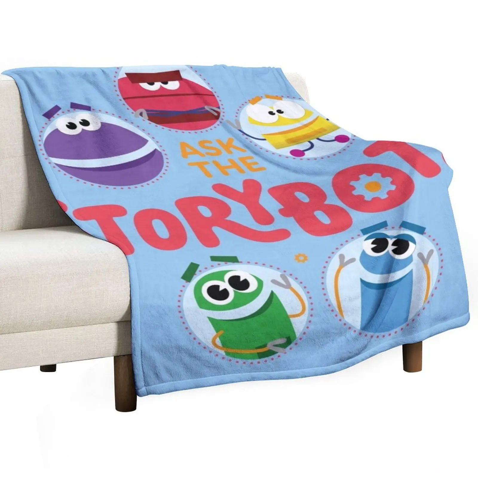 

Ask the Storybots Throw Blanket Designers Decorative Throw Nap Baby Blankets