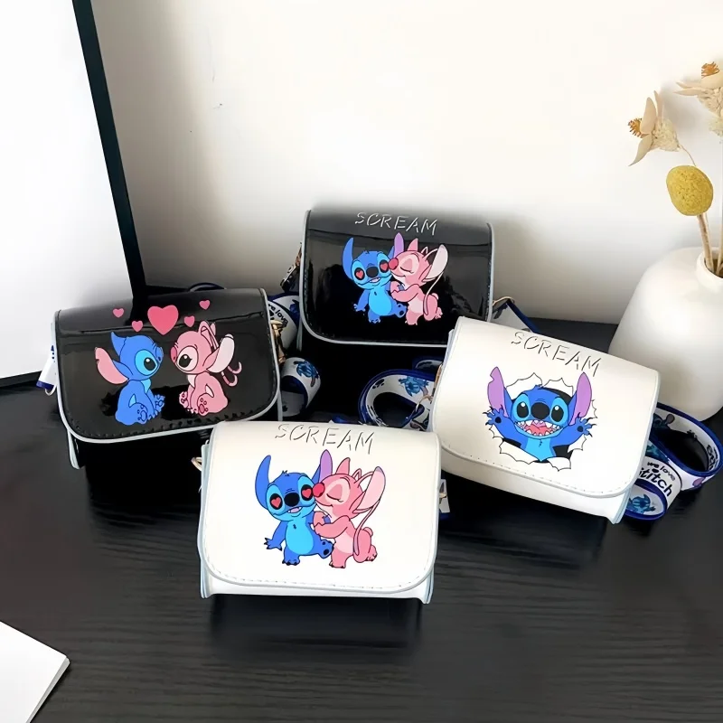 أنيمي Kawaii الحب غرزة ليلو حقائب كروسبودي الفتيات النساء الفاخرة العلامة التجارية حقيبة عالية الجودة مصمم حقائب صغيرة للهدايا
