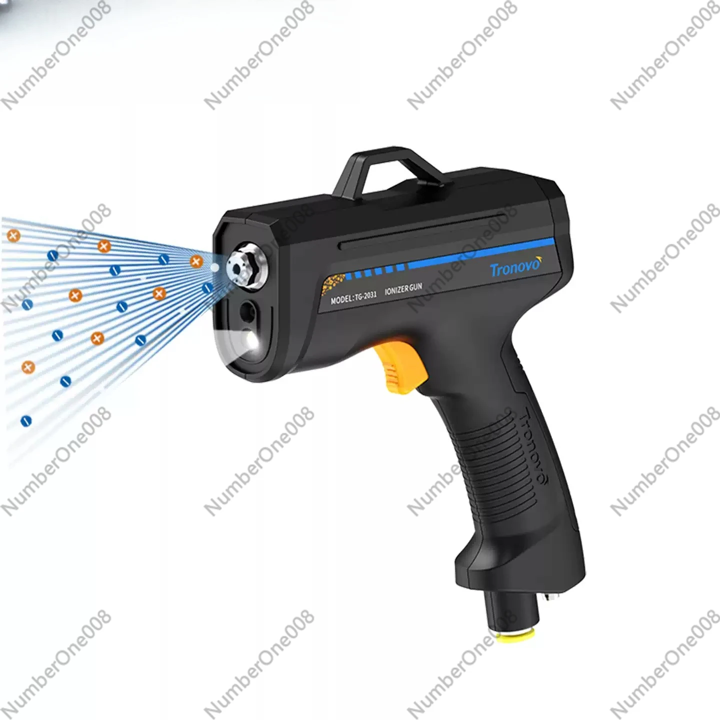 Ion Air Gun Rapid Electrostatic Dust Removal Electronic Long Static Eliminator Blow Gun