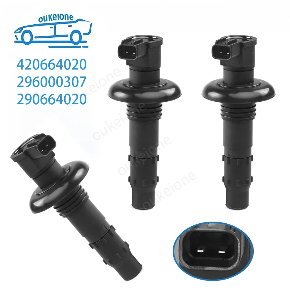 

Комплект катушек зажигания 420664020 для SeaDoo GTX 4-TEC RXT Utopia Speedster Wake GTR 2002-2015, 296000307, 290664020, Автозапчасти