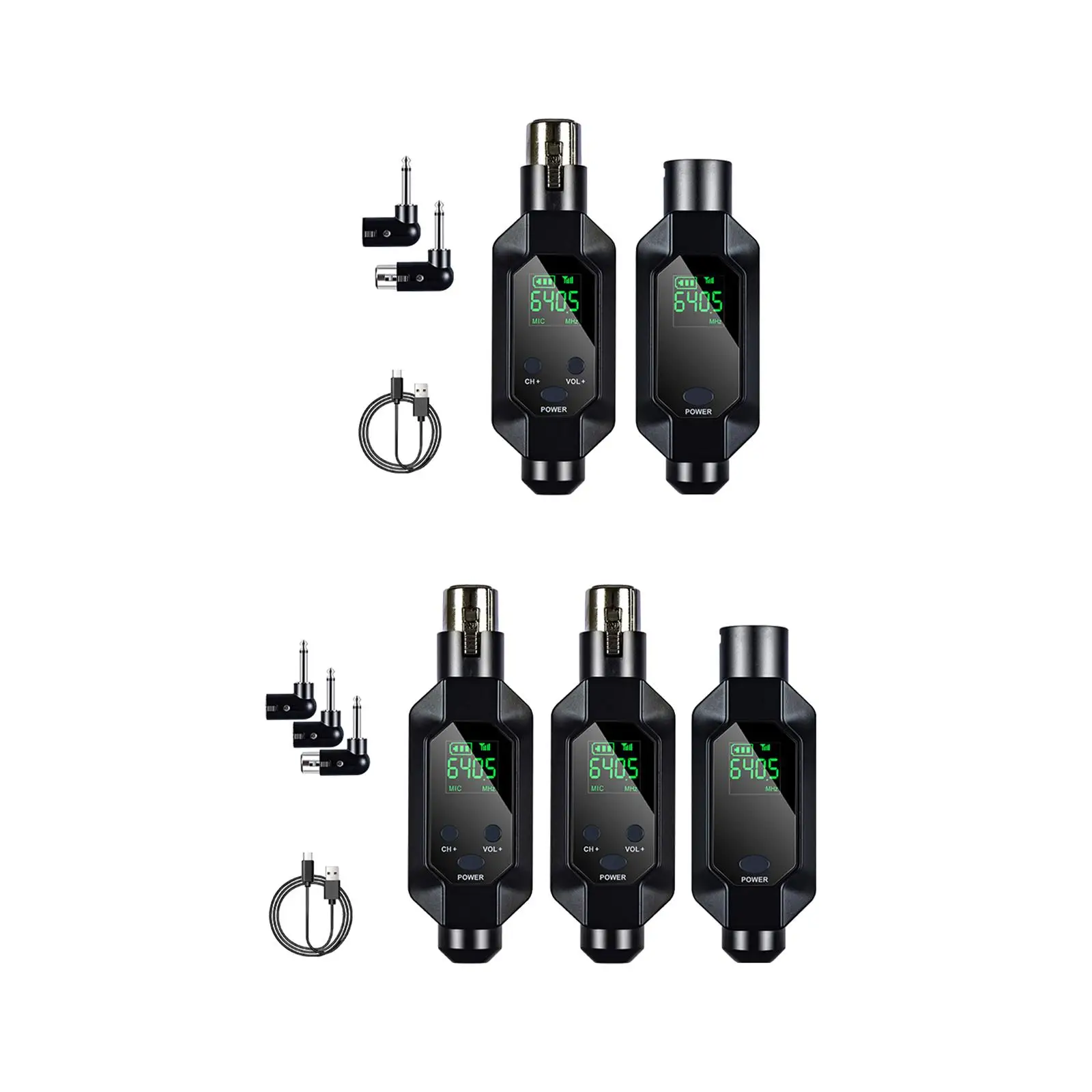 

Transmitter and Receiver System Microphone System Rechargeable 20 Channels