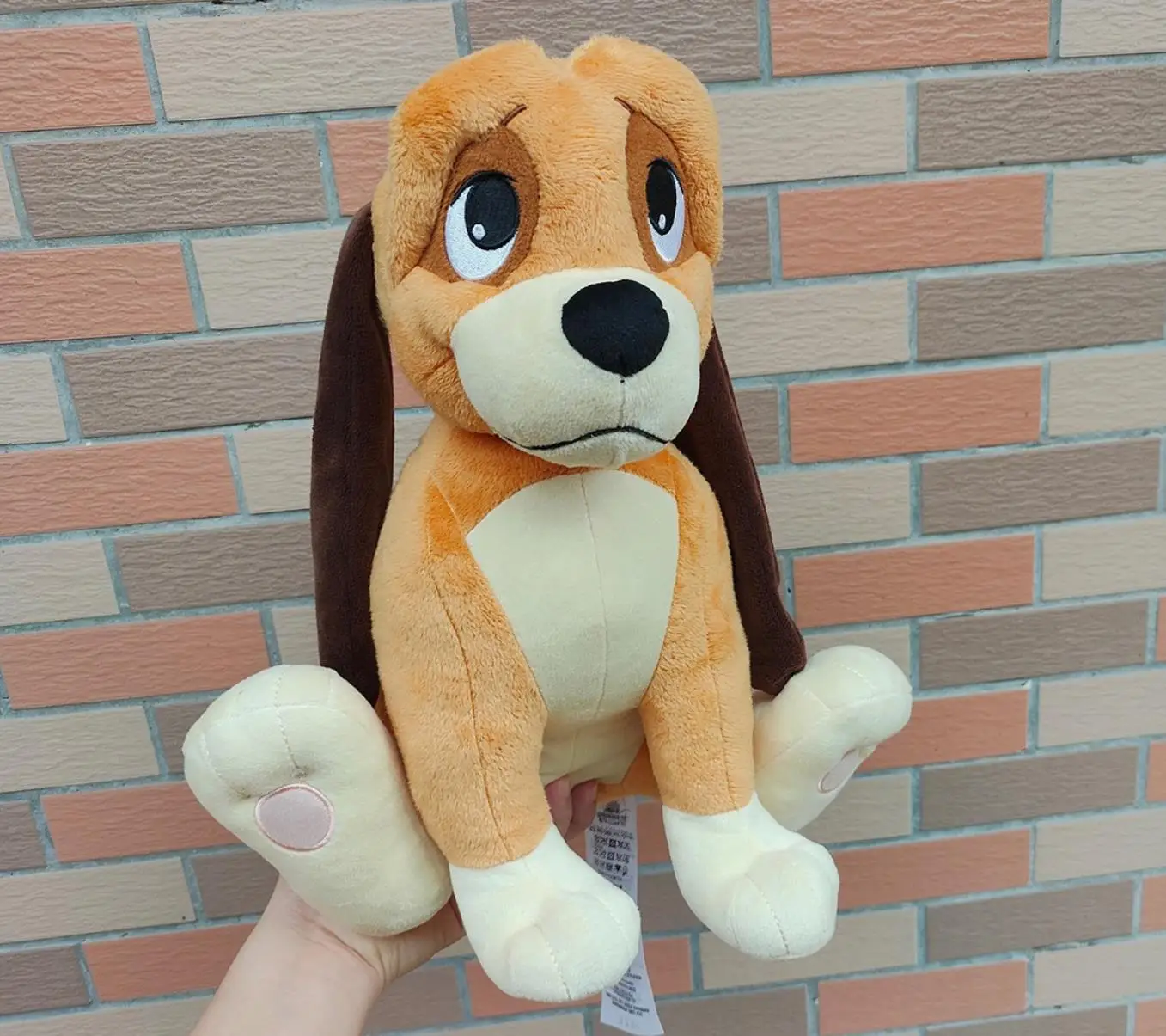 DISNEY STORE Plush THE FOX and THE HOUND - COPPER Medium 13.5"