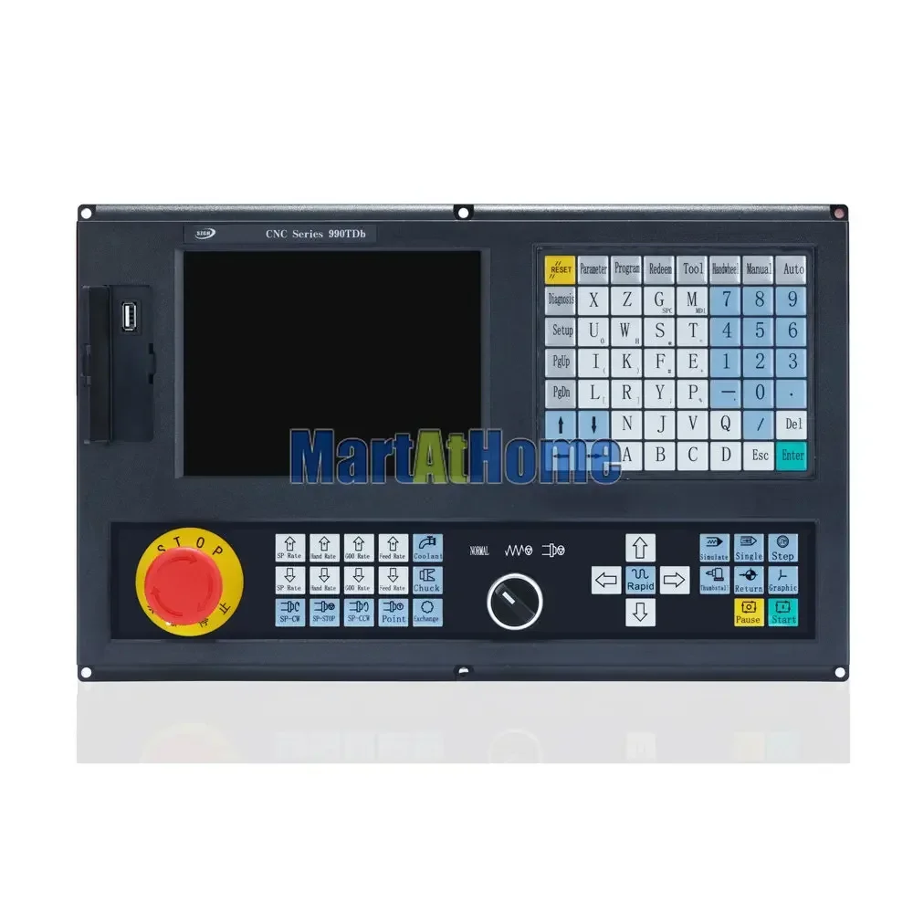 2 Axis~4 Axis CNC Control System Standalone Controller SGZH-CNC990TDb-2/3/4 Support ATC, PLC,Macro for CNC Turning&Lathe Machine