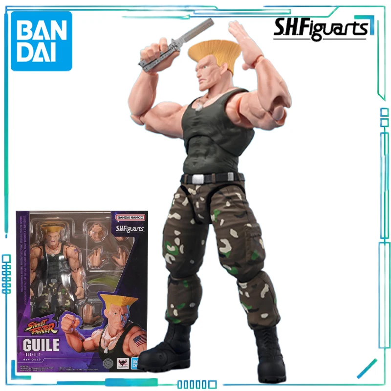 반다이 정품 S.H. 피규어아츠 시리즈 스트리트 파이터 시리즈 VEGA, 바로크, 블랑카, 사가트, 그랜드,춘리, 가일 이동식 모델