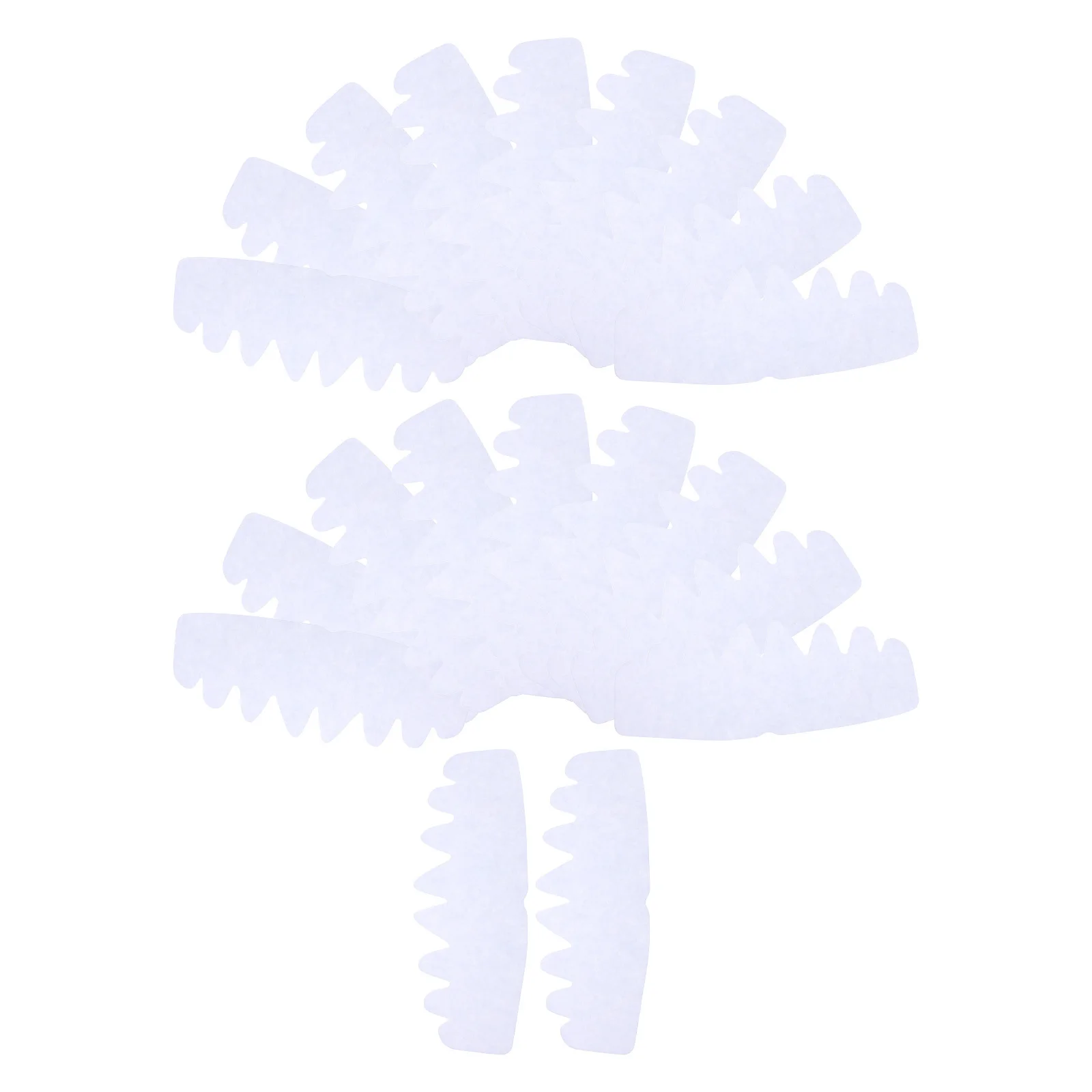 

20Pcs Baseball Hat Inner Support Felt Liner Breathable Nonwoven Fabric Insert Cap Shaper Sports Daily Wear Comfort Cap Insert