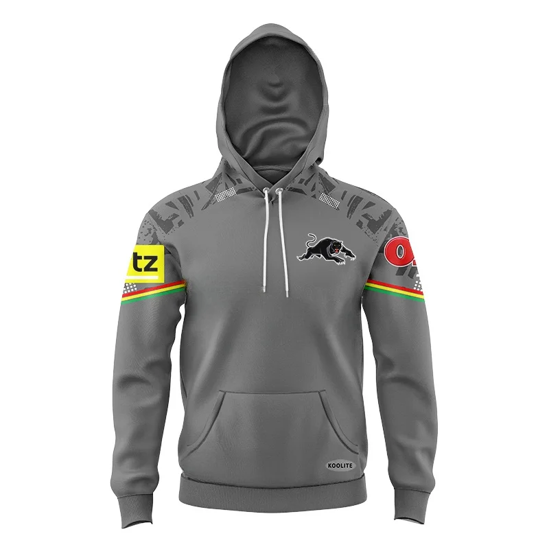 

Детская толстовка 2024 Penrith Panthers Media Jersey-серая