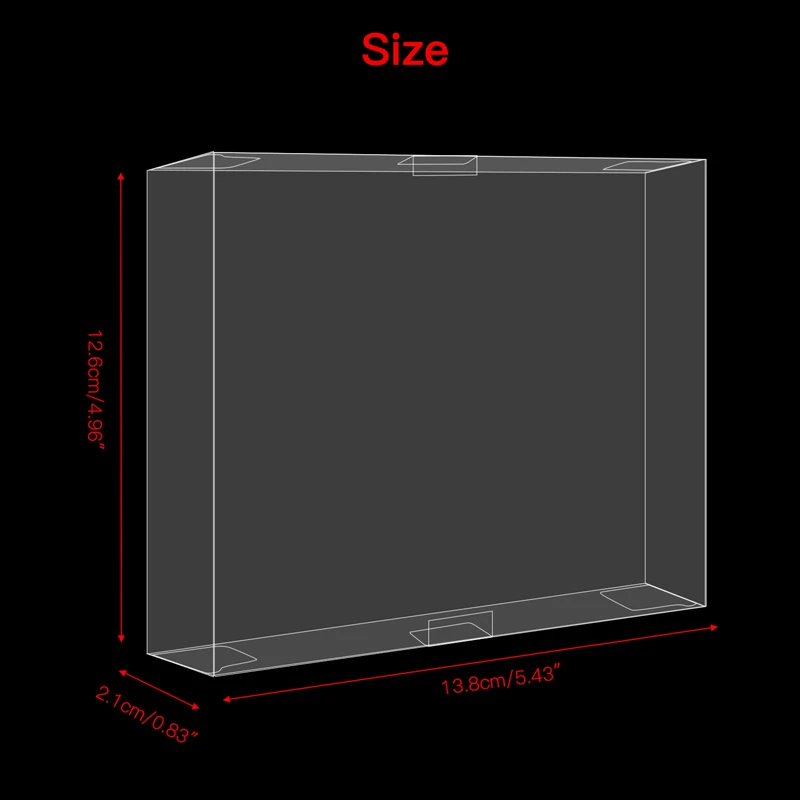 10 قطعة مجموعة من البلاستيك الشفاف واقية لعبة خرطوشة كرتون صندوق حامي تخزين عرض غطاء الأكمام لنينتندو DS NT