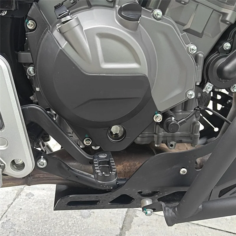 غطاء محرك الدراجة النارية غطاء حماية المحرك غطاء حماية للتبريد لـ CFMOTO 450MT 450 MT 450-MT MT-450 2024-T61C